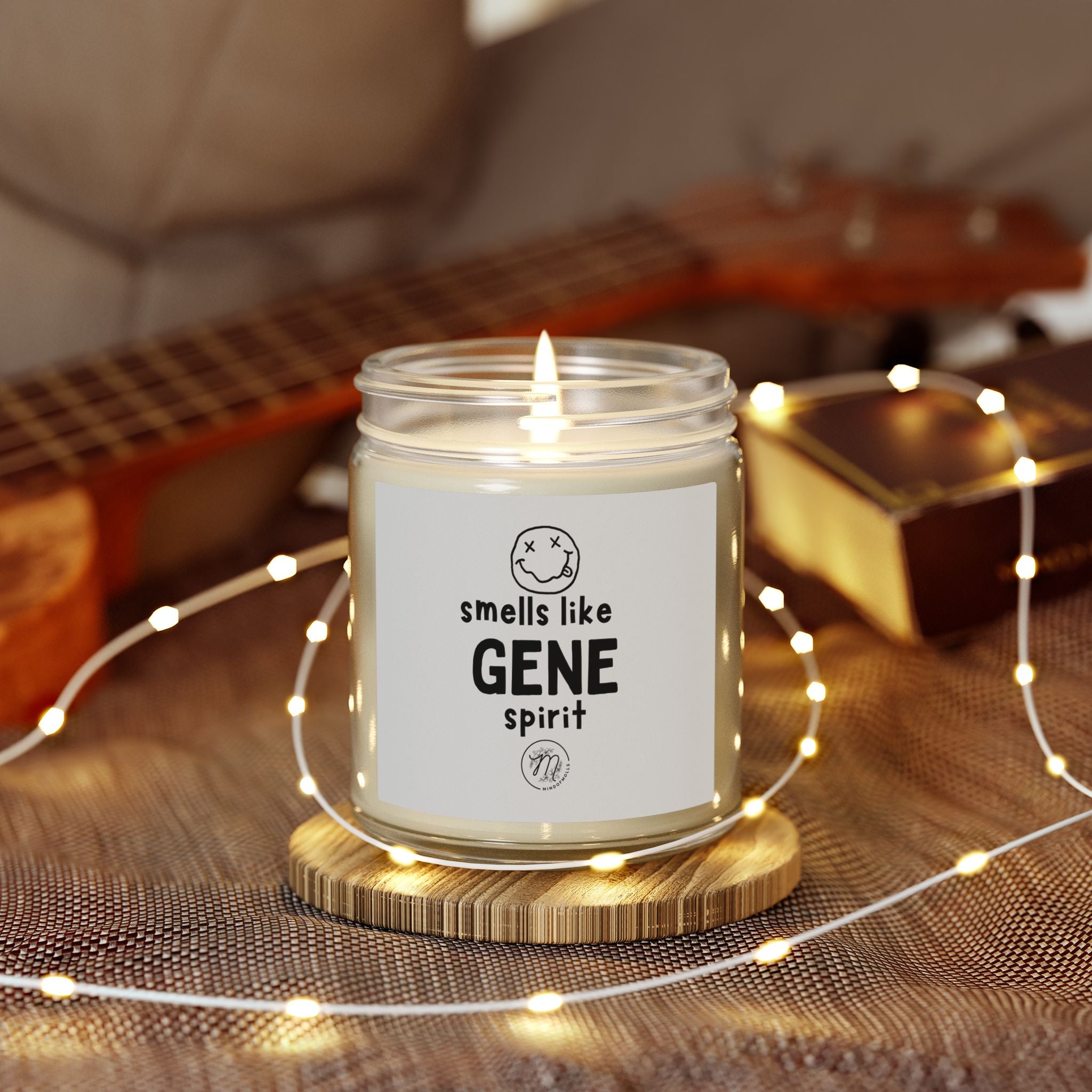 Smells like GENE Spirit Scented Candle, Coconut Apricot Wax (4oz, 9oz)