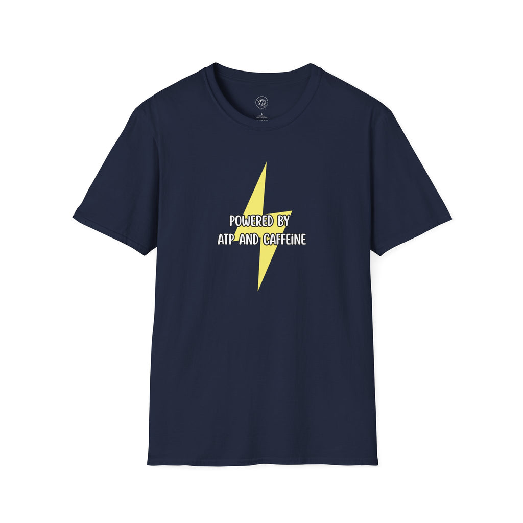Powered by ATP and Caffeine Tee
