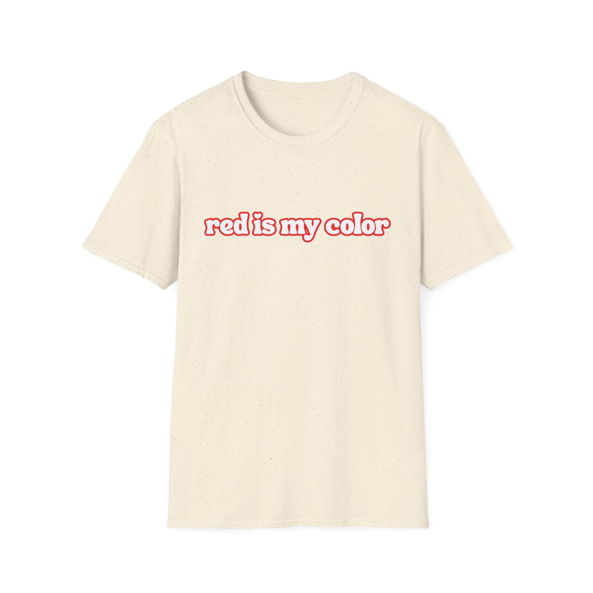 Redhead T-Shirt — "red is my color" Retro Script Tee
