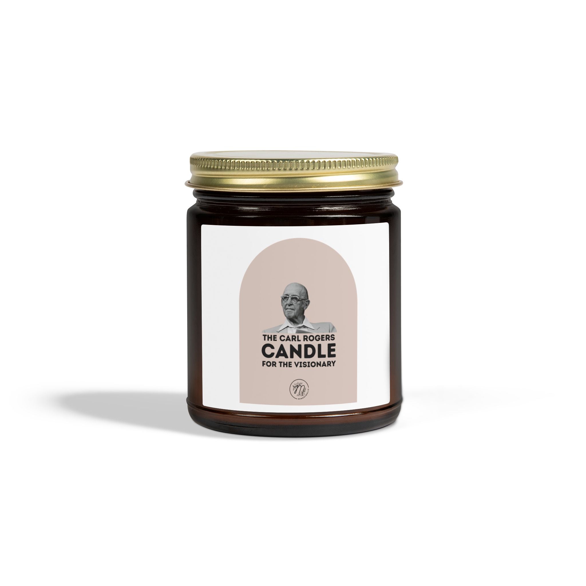 The Carl Rogers Scented Candle, Coconut Apricot Wax (4oz, 9oz)