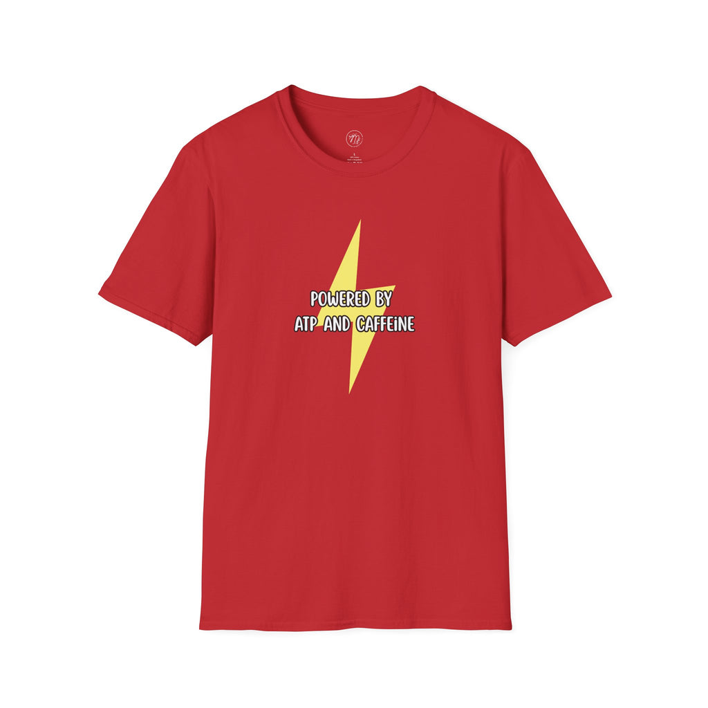 Powered by ATP and Caffeine Tee