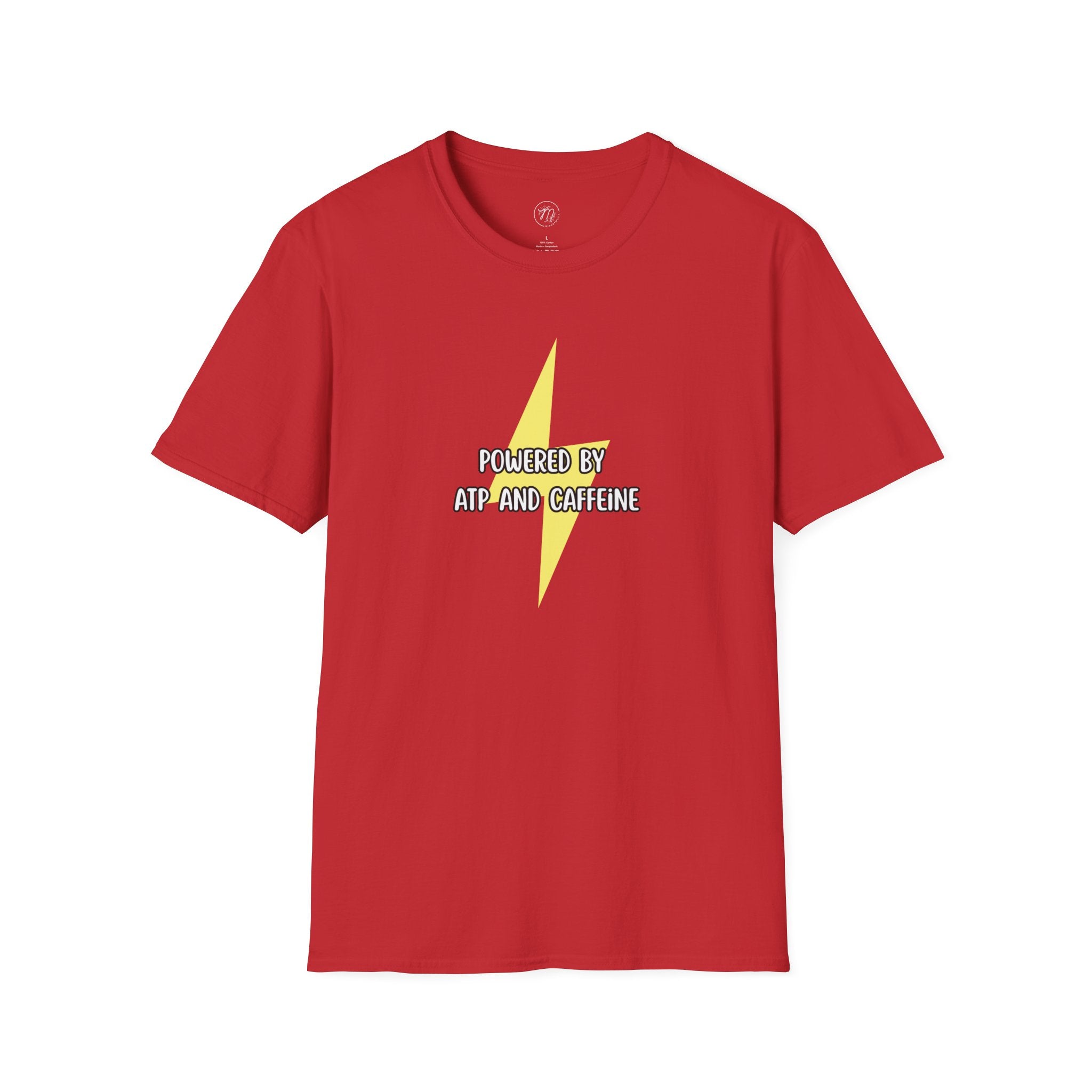 Powered by ATP and Caffeine Tee