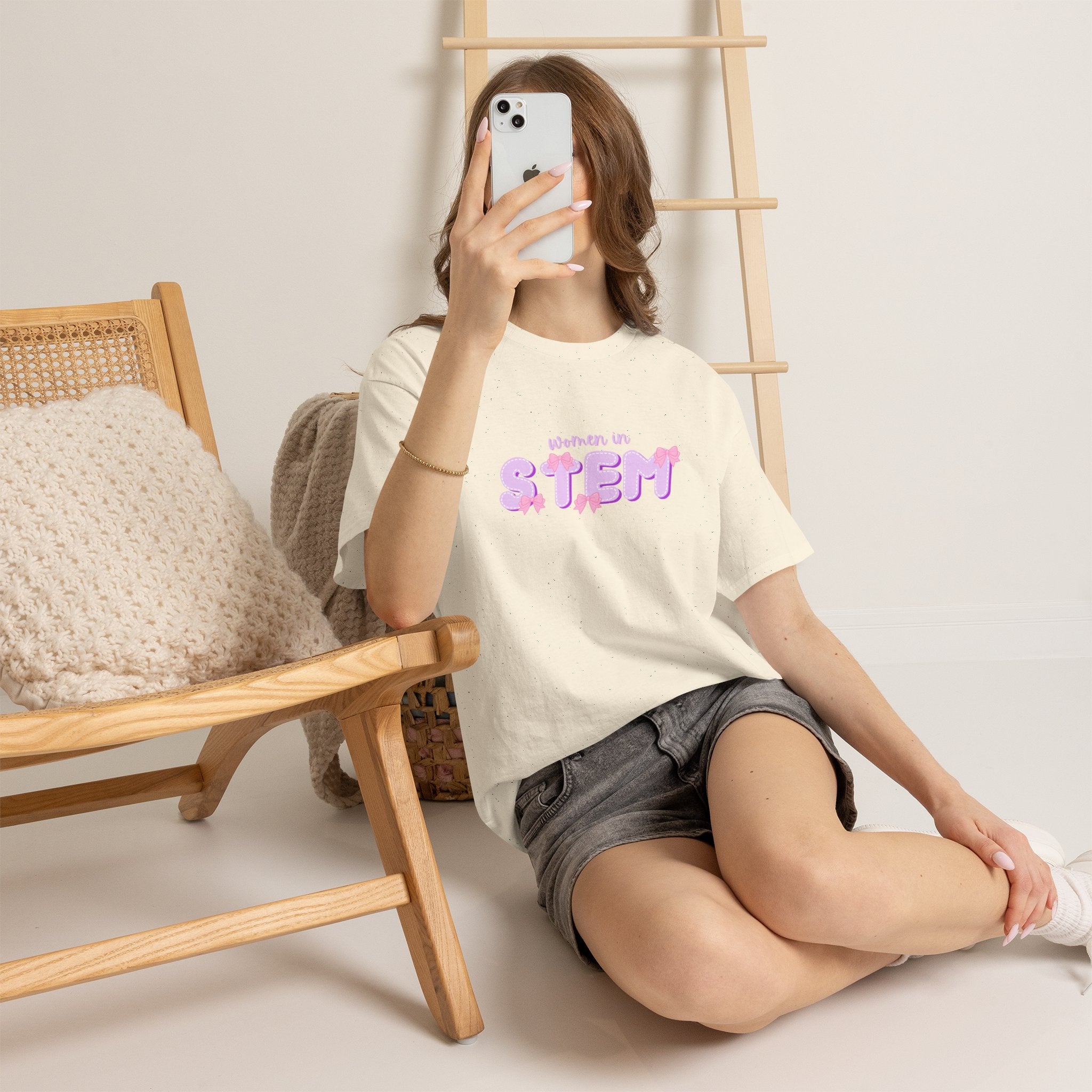 Women in STEM Coquette Graphic T-Shirt
