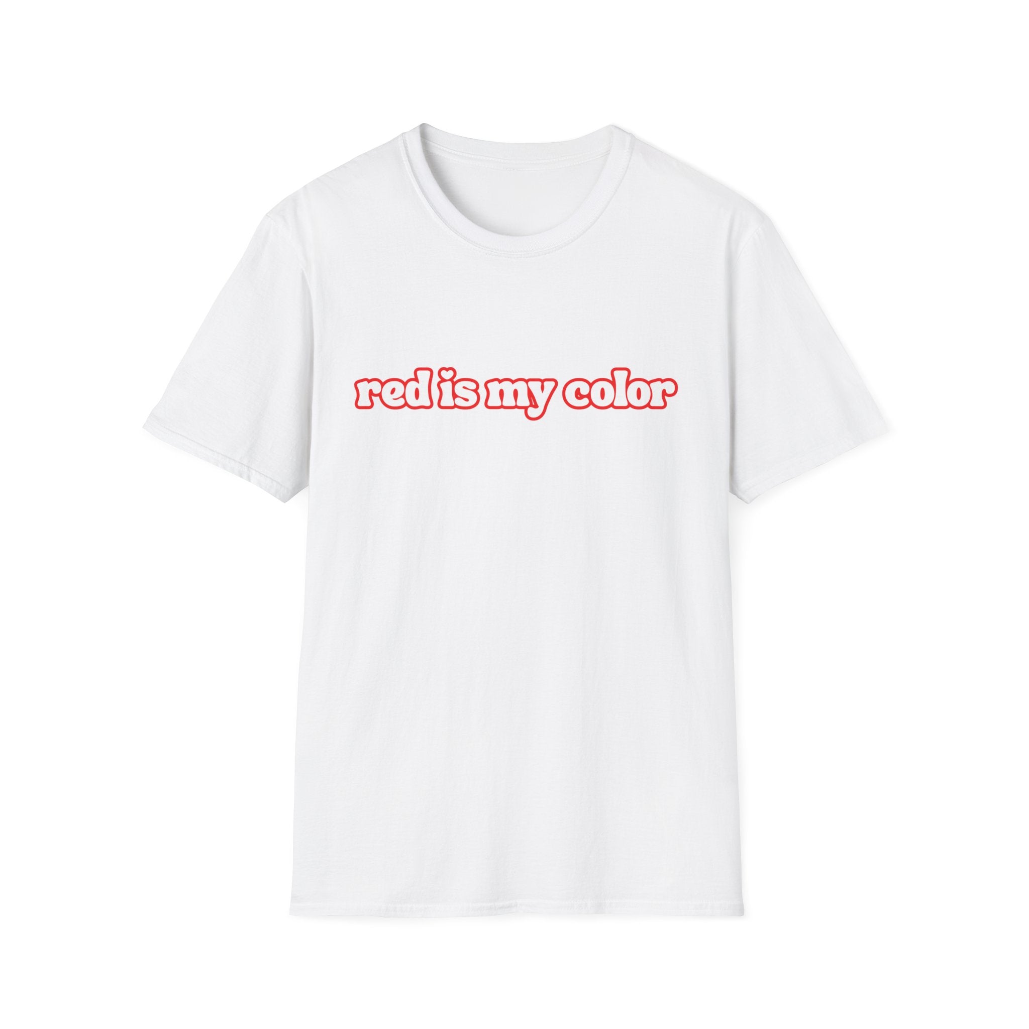 Redhead T-Shirt — "red is my color" Retro Script Tee