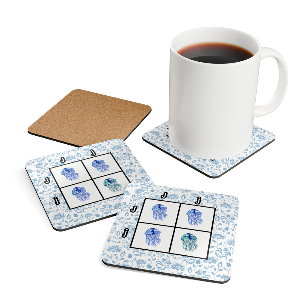 Punnett Square Coaster Set - Jellyfish