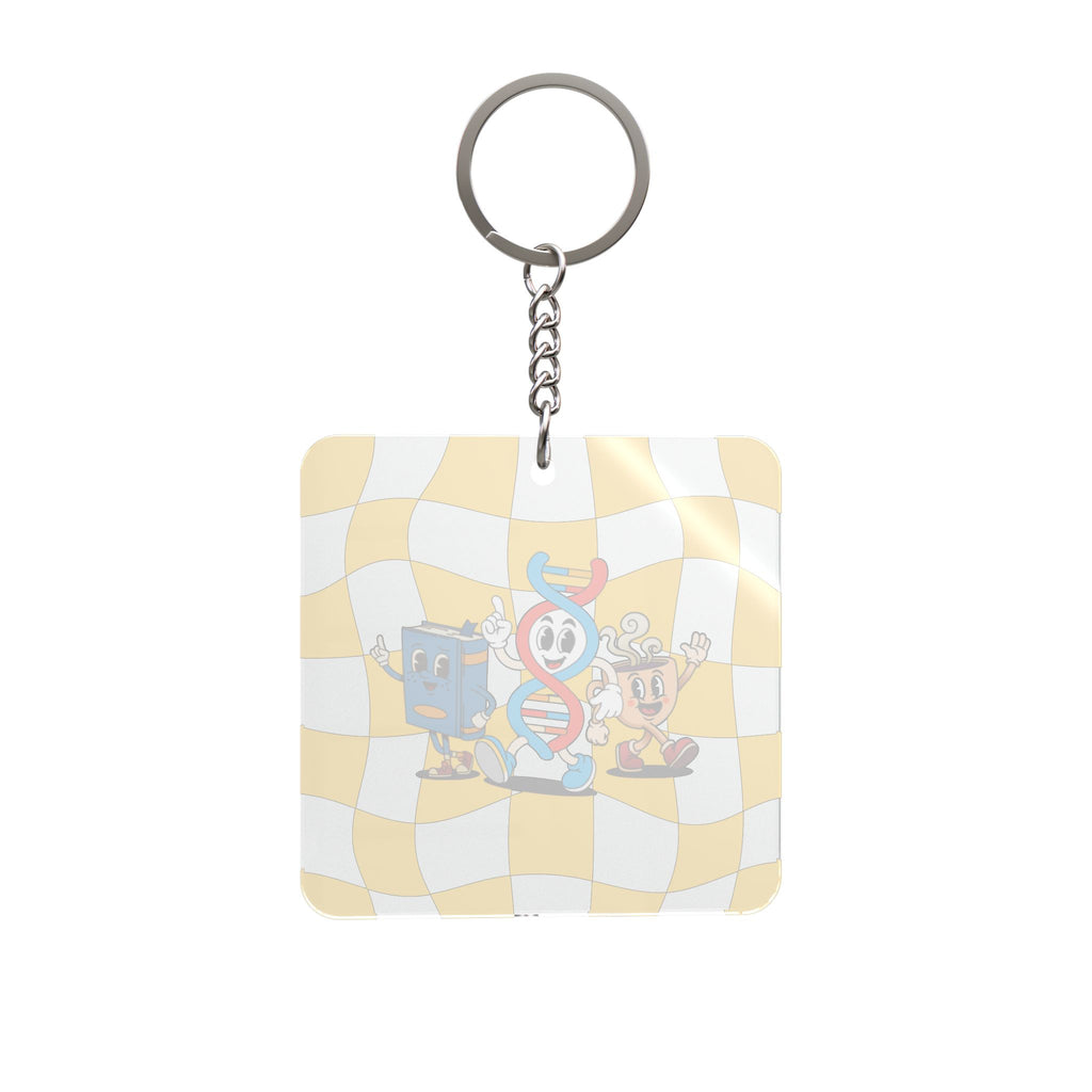 Retro Grad School Essentials Keychain