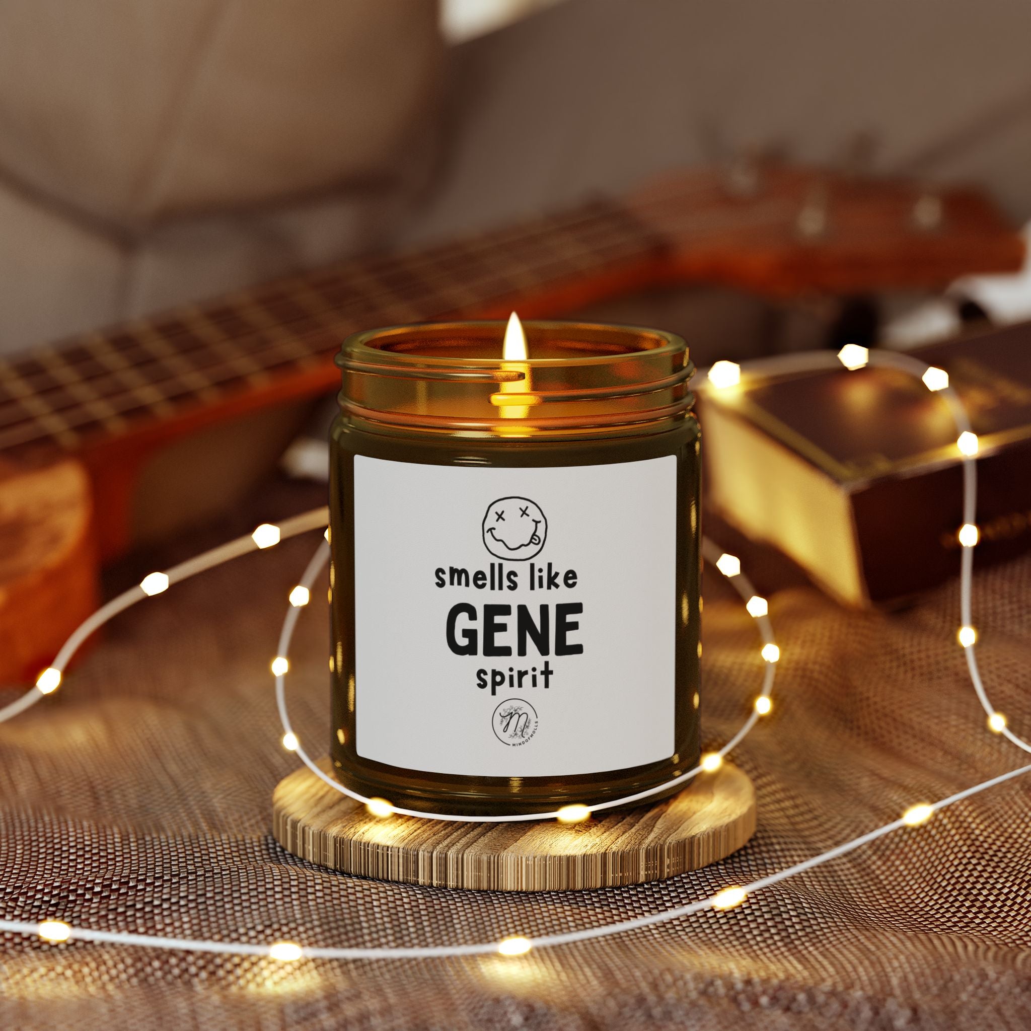 Smells like GENE Spirit Scented Candle, Coconut Apricot Wax (4oz, 9oz)