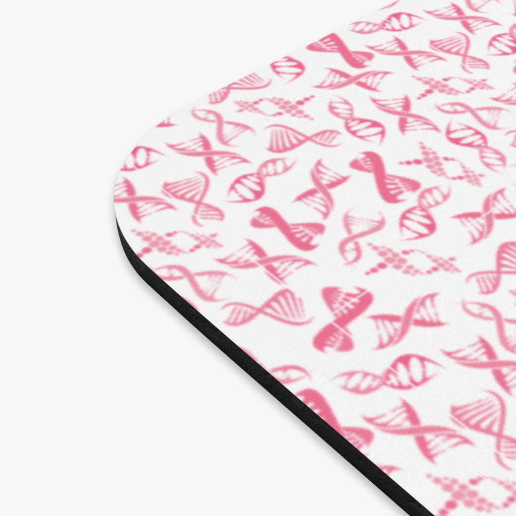 Genetic Counselor Pink Ribbon DNA Mouse Pad