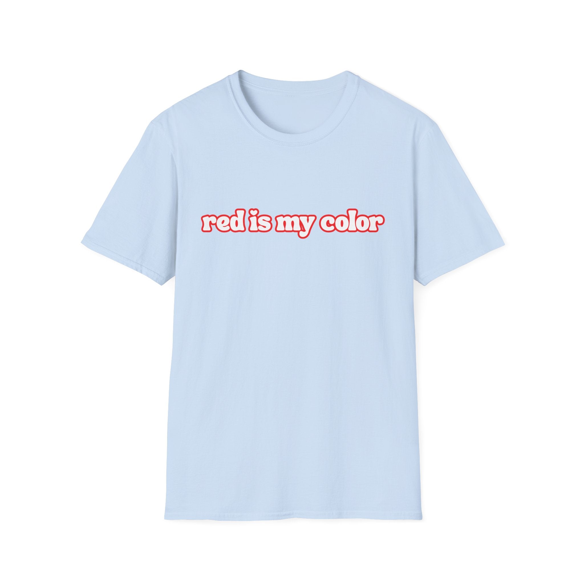 Redhead T-Shirt — "red is my color" Retro Script Tee