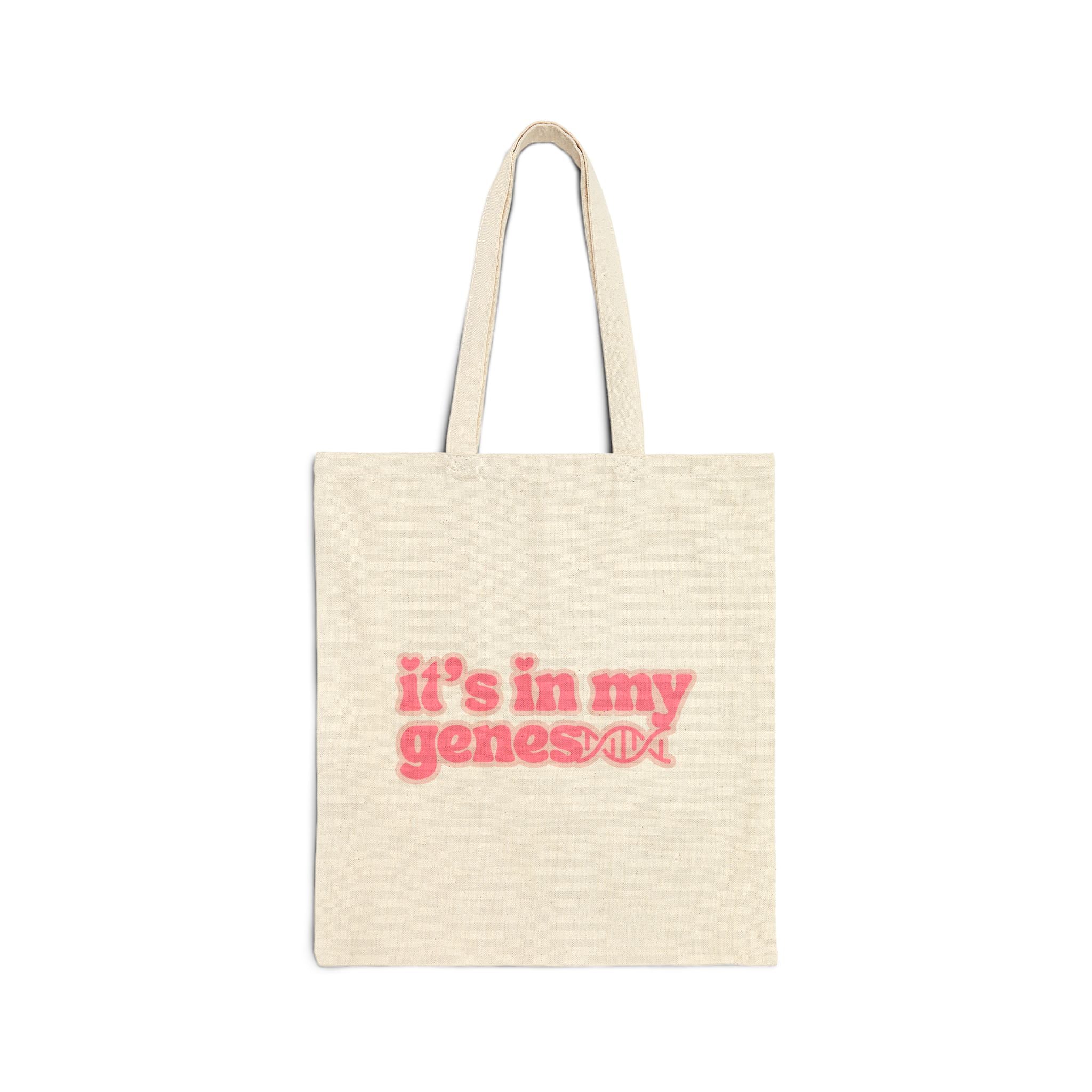 It's In My Genes Canvas Tote Bag – Funny Genetics Gift