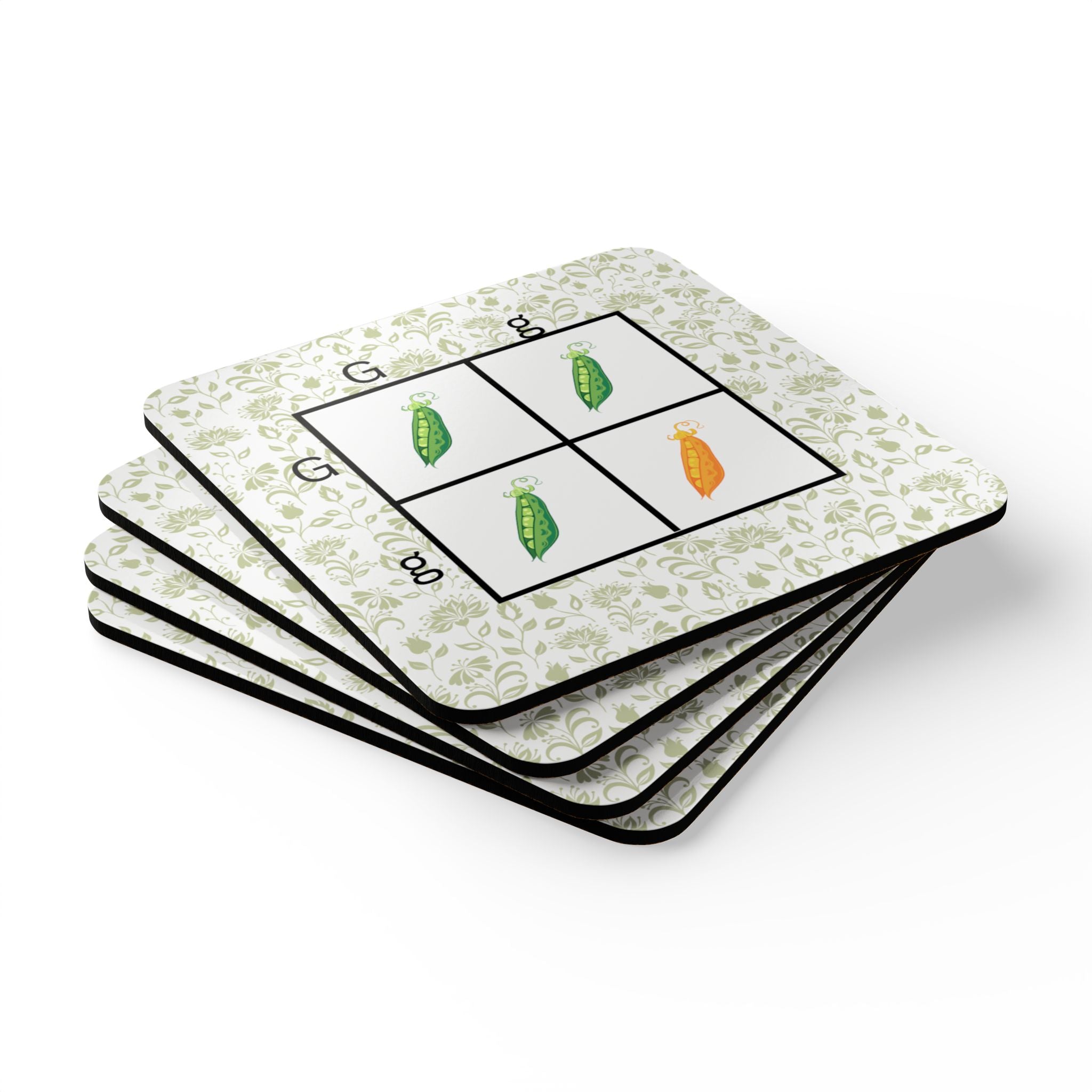 Punnett Square Coaster Set - Peapods