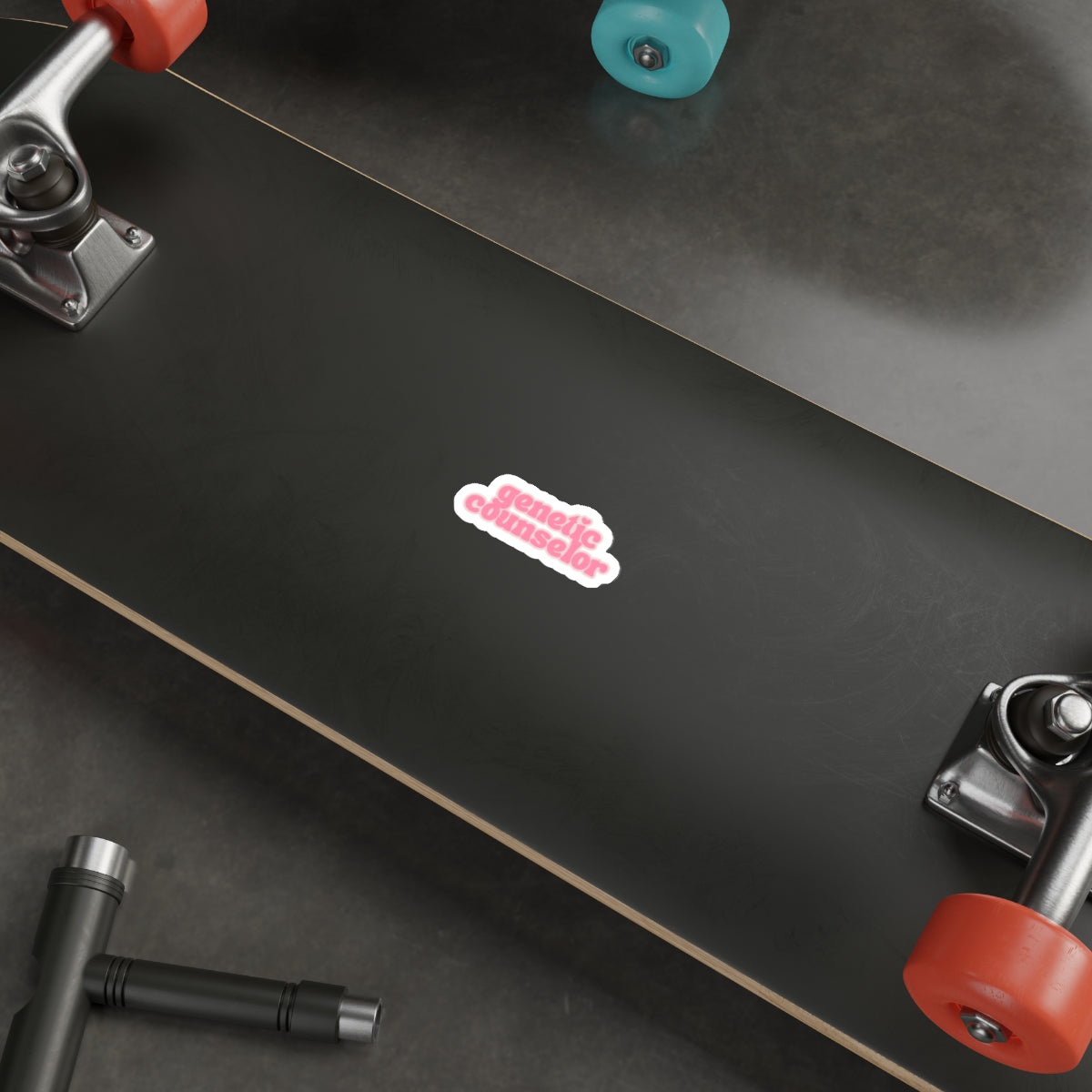 Genetic Counselor Die-Cut Sticker - Pink