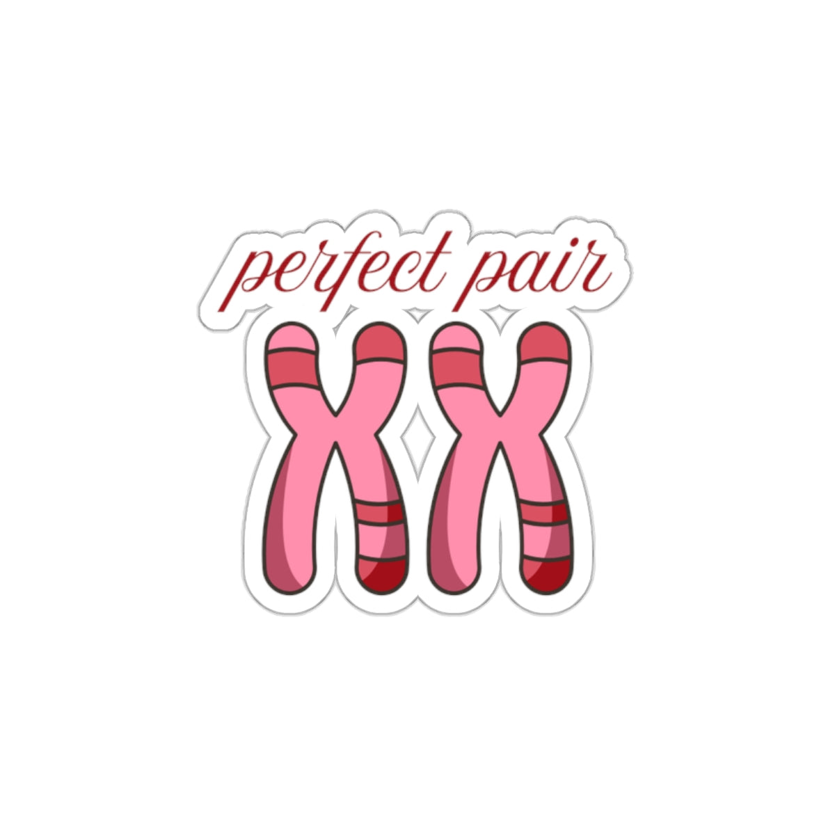 Perfect Pair Die-Cut Sticker