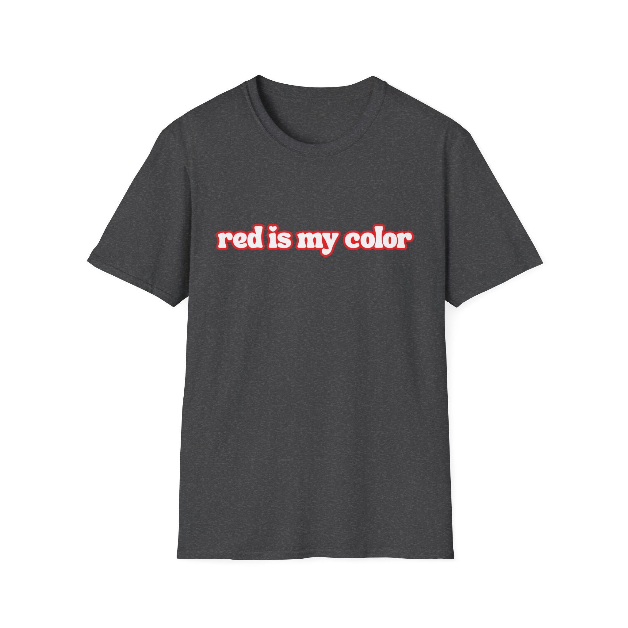 Redhead T-Shirt — "red is my color" Retro Script Tee