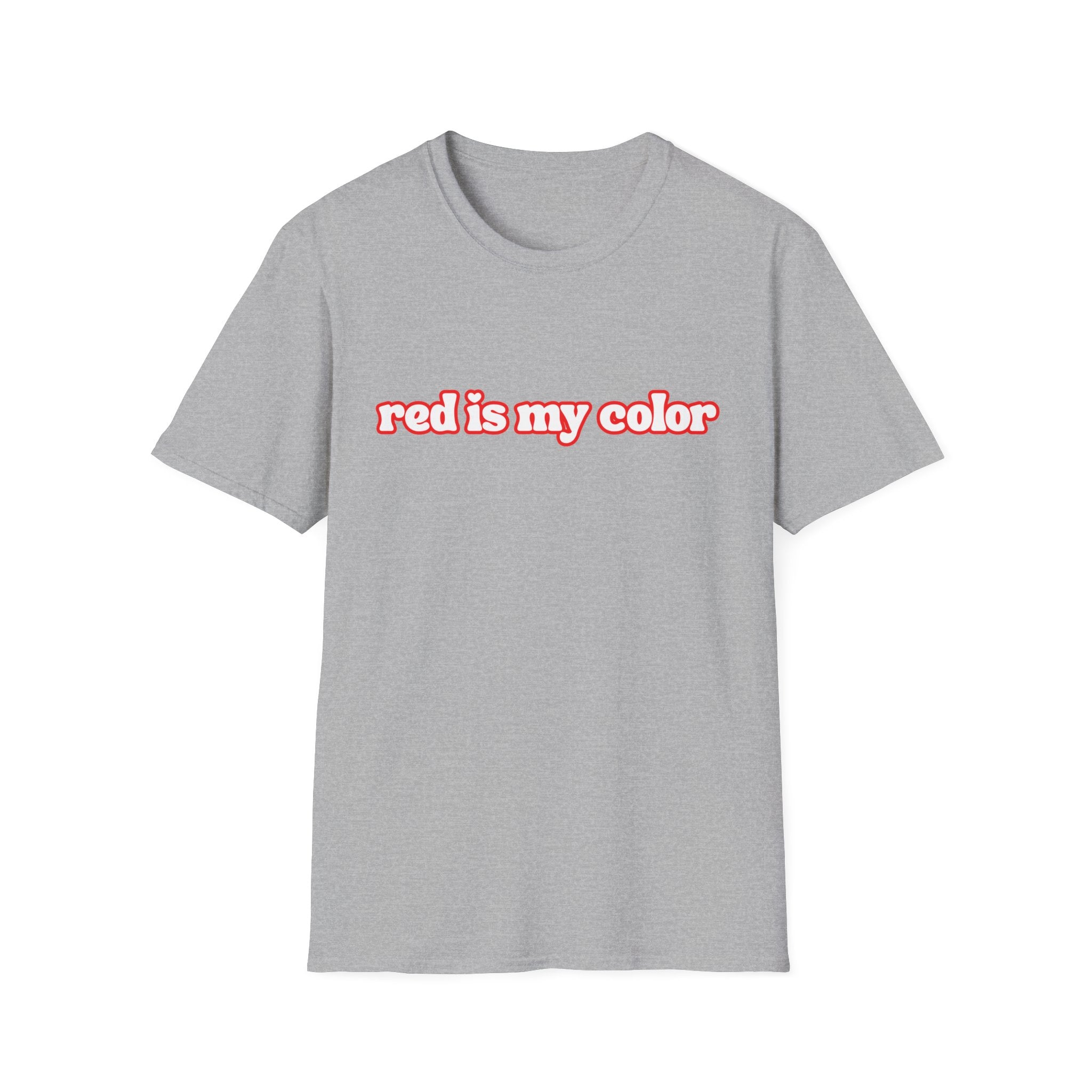 Redhead T-Shirt — "red is my color" Retro Script Tee